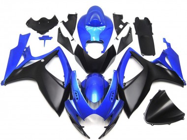 Comprar Carenados Moto Suzuki GSXR 600 / GSXR 750 2006-2007 - Azul Negro Mate OEM Estilo