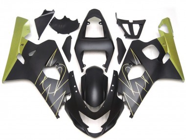 Comprar Carenados Moto Suzuki GSXR 600 / GSXR 750 2004-2005 - Negro Mate Oro Corona