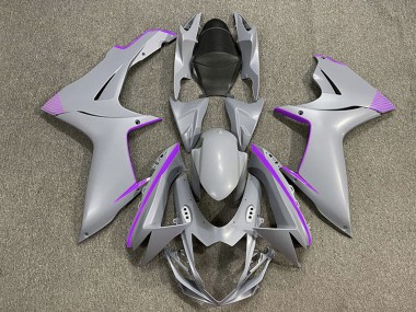 Comprar Carenados Moto Suzuki GSXR 600 / GSXR 750 2011-2024 - Nardo Gris Mate Púrpura Accents