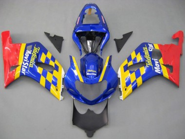 Comprar Carenados Moto Suzuki GSXR 600 / GSXR 750 2001-2003 - Azul Amarillo Rojo Telefonica MoviStar