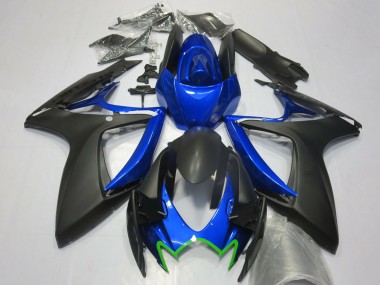 Comprar Carenados Moto Suzuki GSXR 600 / GSXR 750 2006-2007 - Azul Negro Mate Verde OEM Estilo