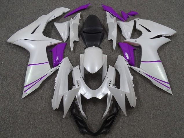 Comprar Carenados Moto Suzuki GSXR 600 / GSXR 750 2011-2024 - Blanco Perla Púrpura