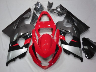 Comprar Carenados Moto Suzuki GSXR 600 / GSXR 750 2004-2005 - Rojo Plata Negro