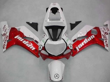 Comprar Carenados Moto Suzuki GSXR 600 / GSXR 750 2001-2003 - Blanco Rojo Jordan Dunlop