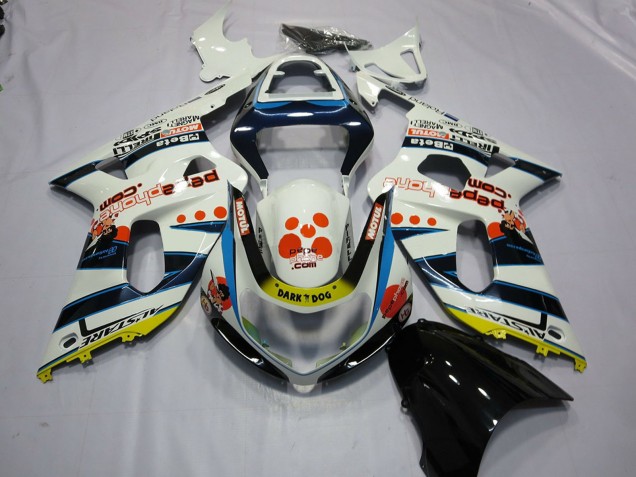 Comprar Carenados Moto Suzuki GSXR 600 / GSXR 750 2001-2003 - Blanco Azul Rojo Amarillo Spots