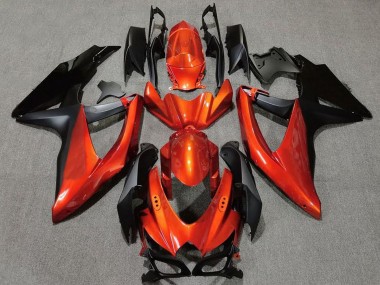 Comprar Carenados Moto Suzuki GSXR 600 / GSXR 750 2008-2010 - Naranja Negro Mate