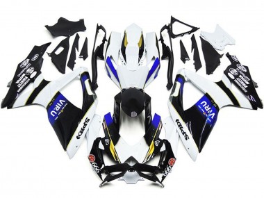 Comprar Carenados Moto Suzuki GSXR 600 / GSXR 750 2008-2010 - Blanco Azul Amarillo Negro Viru