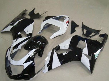 Comprar Carenados Moto Suzuki GSXR 600 / GSXR 750 2001-2003 - Blanco Negro Brillante