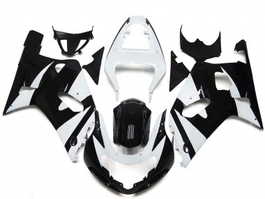 Comprar Carenados Moto Suzuki GSXR 600 / GSXR 750 2001-2003 - Blanco Negro Brillante OEM Estilo