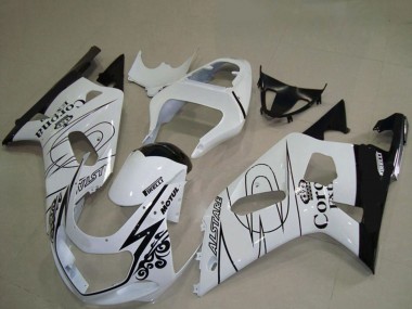 Comprar Carenados Moto Suzuki GSXR 600 / GSXR 750 2001-2003 - Blanco Negro Corona Alstare