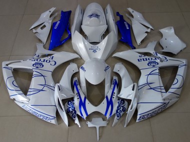 Comprar Carenados Moto Suzuki GSXR 600 / GSXR 750 2006-2007 - Blanco Azul Corona Alstare