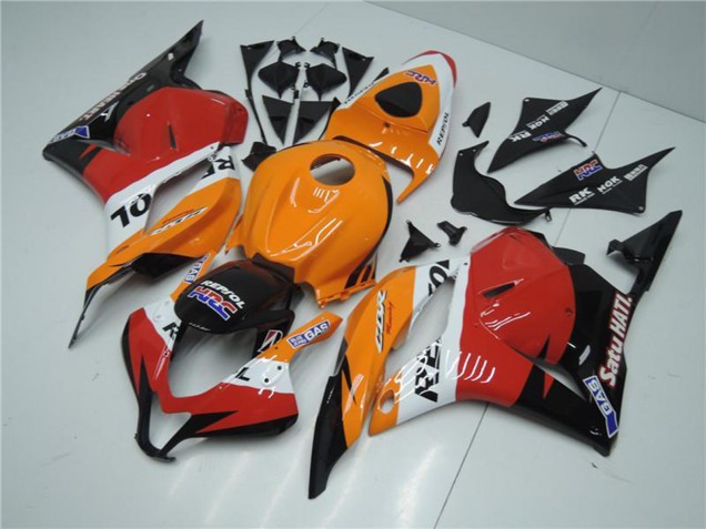 Comprar Kits Completo Carenado Moto Honda CBR600RR 2009-2012 - Naranja Blanco Rojo Negro Brillante Repsol