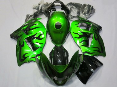 Comprar Carenado Moto Suzuki GSXR 1300 1996-2007 - Verde Negro Llama