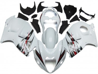 Comprar Carenados Moto Suzuki GSXR 1300 1996-2007 - Blanco Brillante Plata Estilo