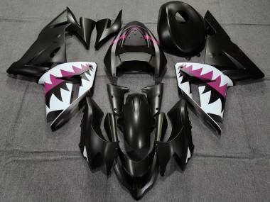 Comprar Carenados Moto Kawasaki ZX10R 2004-2005 - Negro Mate Rosa Tiburón