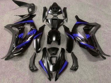 Comprar Carenados Moto Kawasaki ZX10R 2016-2020 - Negro Mate Azul Ninja