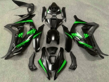 Comprar Carenados Moto Kawasaki ZX10R 2016-2020 - Negro Mate Verde Ninja