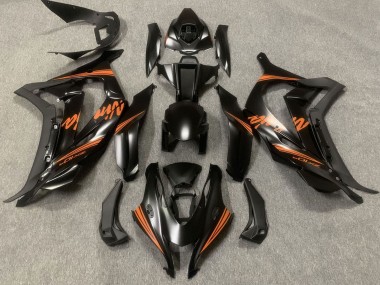 Comprar Carenados Moto Kawasaki ZX10R 2016-2020 - Negro Mate Naranja Ninja
