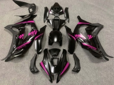 Comprar Carenados Moto Kawasaki ZX10R 2016-2020 - Negro Mate Rosa Ninja