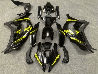 Comprar Carenados Moto Kawasaki ZX10R 2016-2020 - Negro Mate Amarillo Ninja