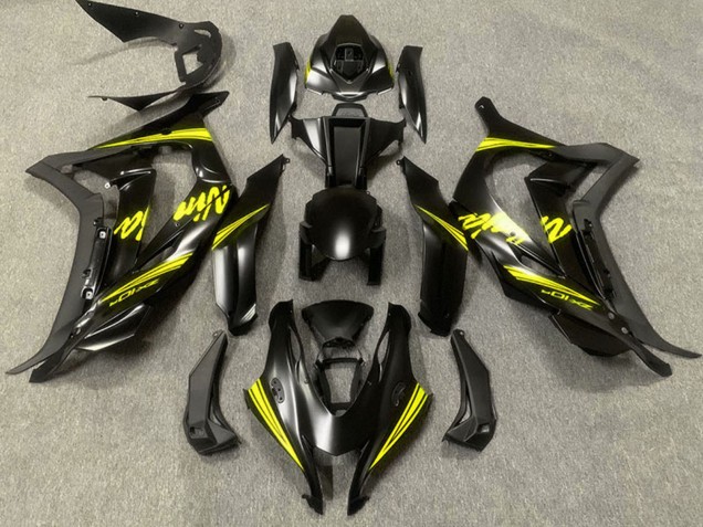 Comprar Carenados Moto Kawasaki ZX10R 2016-2020 - Negro Mate Amarillo Ninja