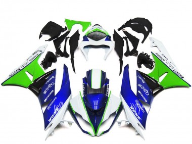 Comprar Carenados Moto Kawasaki ZX6R 2009-2012 - Blanco Verde Azul Negro