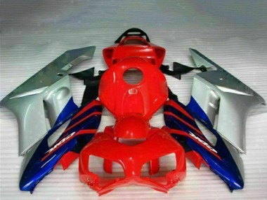 Comprar Carenados Moto Honda CBR1000RR 2004-2005 - Plata Rojo Azul Negro Raya