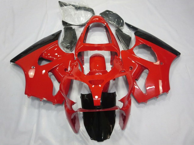Comprar Carenados Moto Kawasaki ZX6R 2000-2002 - Rojo Negro Brillante