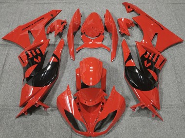 Comprar Carenados Moto Kawasaki ZX6R 2009-2012 - Rojo Negro Brillante Punisher