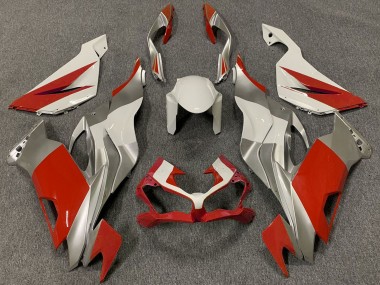 Comprar Carenados Moto Kawasaki ZX6R 2019-2022 - Blanco Plata Rojo