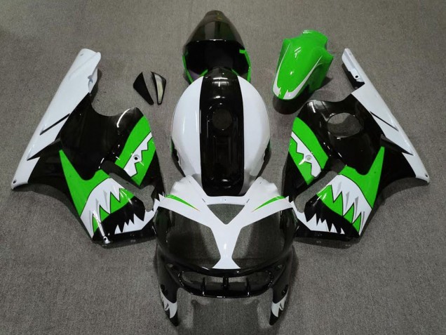 Comprar Carenados Moto Kawasaki ZX12R 2002-2006 - Verde Negro Blanco Tiburón