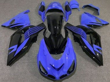 Comprar Carenados Moto Kawasaki ZX14R 2006-2011 - Azul Negro Brillante