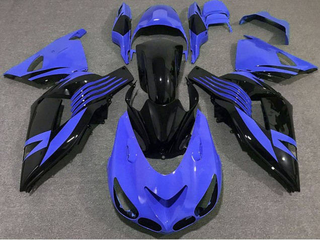 Comprar Carenados Moto Kawasaki ZX14R 2006-2011 - Azul Negro Brillante