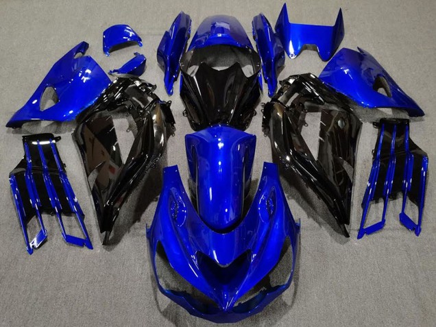 Comprar Carenado Moto Kawasaki ZX14R 2012-2024 - Azul Negro Brillante