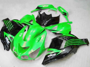 Comprar Carenados Moto Kawasaki ZX14R ZZR1400 2012-2024 - Verde Negro Brillante Blanco Ninja