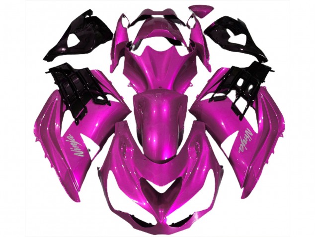 Comprar Carenados Moto Kawasaki ZX14R ZZR1400 2012-2024 - Hot Rosa Negro