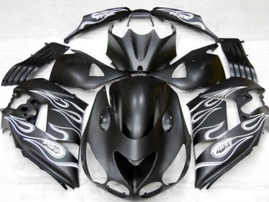 Comprar Carenados Moto Kawasaki ZX14R 2006-2011 - Negro Mate Plata Llama