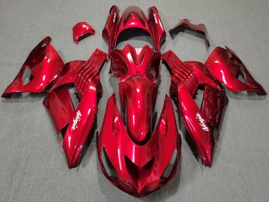 Comprar Carenados Moto Kawasaki ZX14R 2006-2011 - Rojo Blanco Ninja