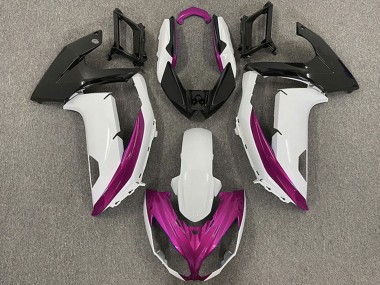 Comprar Carenados Moto Kawasaki Ninja 650R 2009-2011 - Blanco Magenta Negro Mate