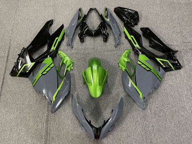 Comprar Carenados Moto Kawasaki Ninja 400 2018-2024 - Verde Nardo Gris Negro Brillante