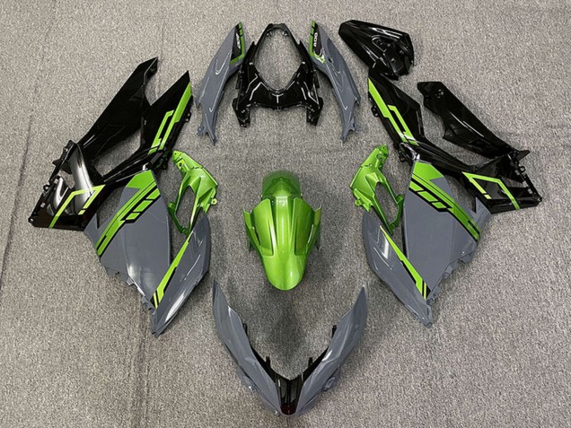Comprar Carenados Moto Kawasaki Ninja 400 2018-2024 - Verde Nardo Gris Negro Brillante