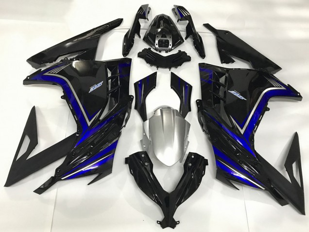 Comprar Carenados Moto Kawasaki Ninja 300 2013-2017 - Negro Brillante Azul