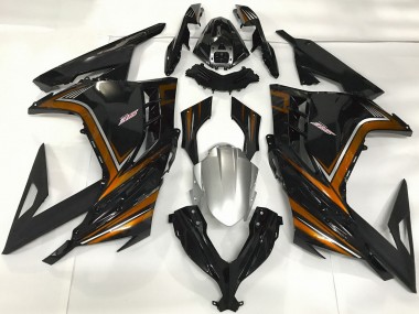Comprar Carenados Moto Kawasaki Ninja 300 2013-2017 - Negro Brillante Naranja