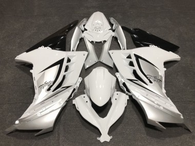 Comprar Carenados Moto Kawasaki Ninja 300 2013-2017 - Blanco Brillante Plata Negro