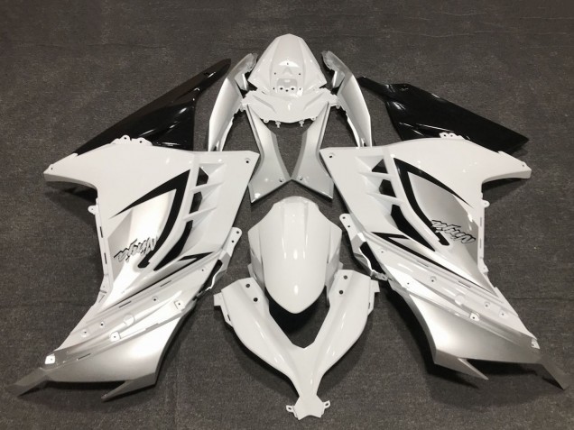 Comprar Carenados Moto Kawasaki Ninja 300 2013-2017 - Blanco Brillante Plata Negro