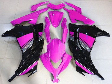 Comprar Carenados Moto Kawasaki Ninja 300 2013-2017 - Hot Rosa Negro