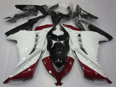 Comprar Carenados Moto Kawasaki Ninja 300 2013-2017 - Blanco Rojo Granate Negro