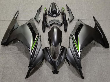 Comprar Carenados Moto Kawasaki Ninja 300 2013-2017 - Negro Mate Verde