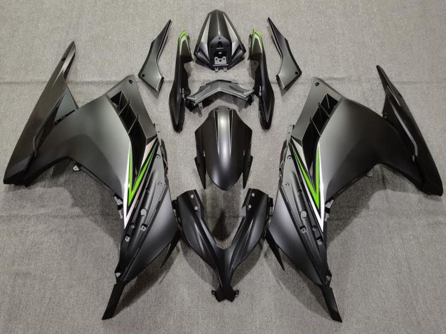 Comprar Carenados Moto Kawasaki Ninja 300 2013-2017 - Negro Mate Verde