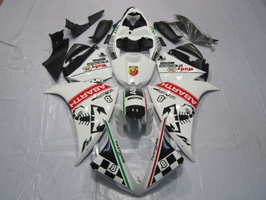 Comprar Carenados Moto Yamaha R1 2012-2014 - Blanco Rojo Verde Negro Abarth Wudy Motul